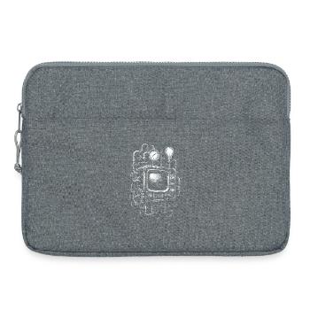 Moteur de télévision steampunk - Sacoche pour ordinateur portable 15 pouces - gris chiné - Devant