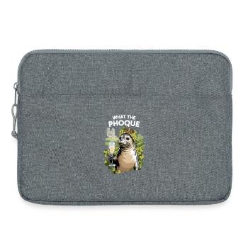 Cadeau Reims Humor Apéro Fête Cadeau - Laptoptasche 15" - Grau meliert - Vorne