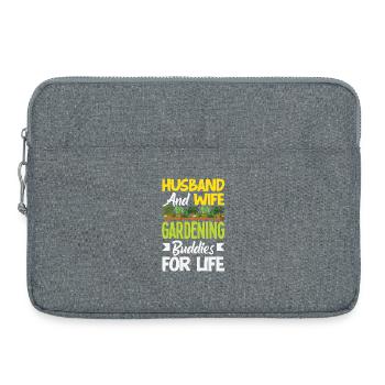 Garten- Und Pflanzenliebhaber Geschenke - Laptoptasche 15" - Grau meliert - Vorne
