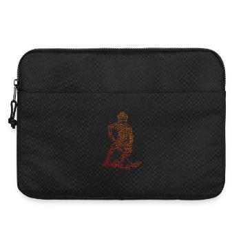Floorball Fans aufgepasst schlichtes Statement - Laptoptasche 15" - Schwarz - Vorne