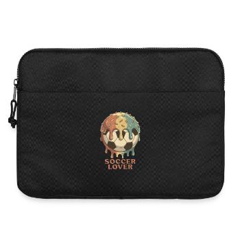 Retro Soccer Lover |  Soccer Players - Laptop bag 15" - black - Front