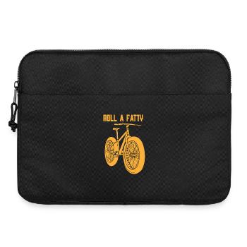 Roll A Faty Fat Tire Bike Design - Sacoche pour ordinateur portable 15 pouces - noir - Devant