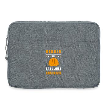 Behold the Fabulous Engineer - Laptop bag 15" - heather grey - Front