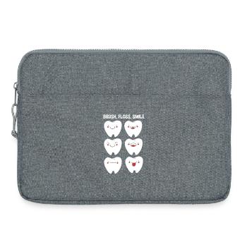 Receptionist Dentist - Laptop bag 15" - heather grey - Front
