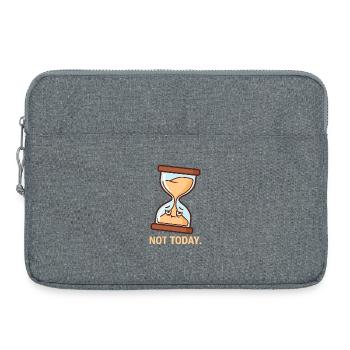 Die widerwillige Sanduhr - Laptoptasche 15" - Grau meliert - Vorne