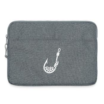 BiteMe Hooked Angel-Grafik - Laptoptasche 15" - Grau meliert - Vorne