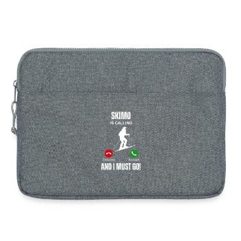 Skimo Is Calling - Laptop bag 15" - heather grey - Front