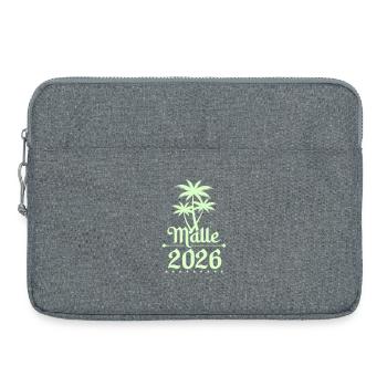 Malle Palmen 2026 - Sacoche pour ordinateur portable 15 pouces - gris chiné - Devant