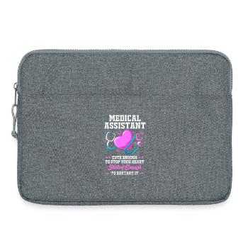 Medical Assistant MFA - Laptop bag 15" - heather grey - Front