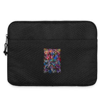 abstrakt - Laptoptasche 15" - Schwarz - Vorne
