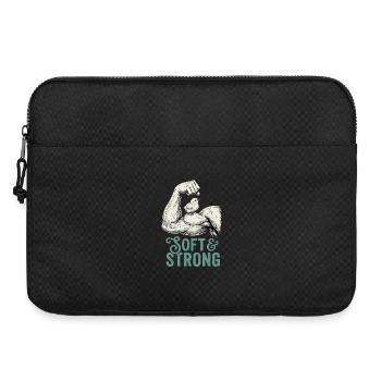 Strong and Soft - Laptop bag 15" - black - Front