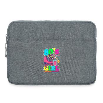 Retro Back to the 80s Vintage Design - Laptoptasche 15" - Grau meliert - Vorne