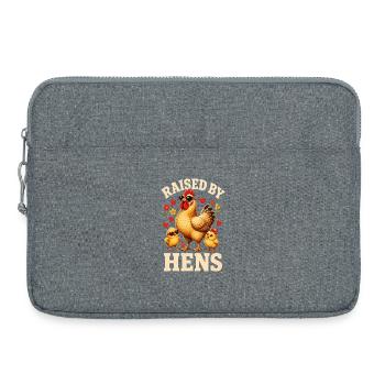 ÉLEVÉ PAR DES POULES - Sacoche pour ordinateur portable 15 pouces - gris chiné - Devant