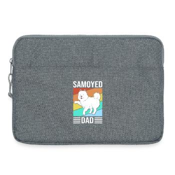 Samoyed - Laptop bag 15" - heather grey - Front