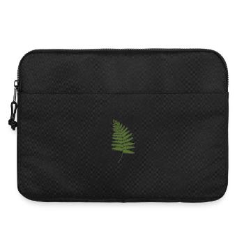 Think Green Farn Naturfreunde T-Shirt - Laptoptasche 15" - Schwarz - Vorne