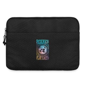 Research Flat Earth - Laptop bag 15" - black - Front