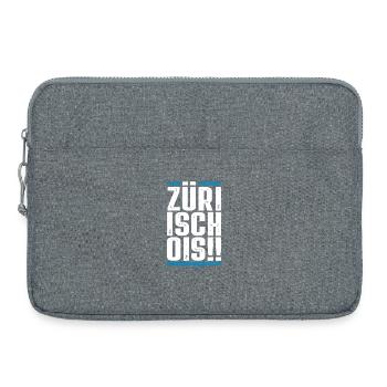 Züri isch ois - Zurich - Züri Gouvernant - Sacoche pour ordinateur portable 15 pouces - gris chiné - Devant