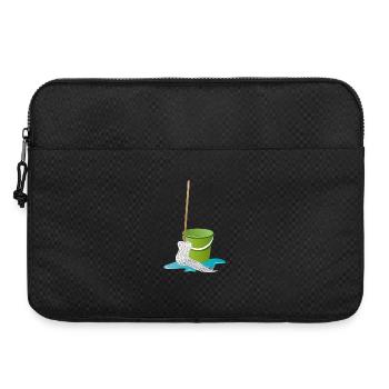Vadrouille avec le seau de vadrouille le temps de nettoyer - Sacoche pour ordinateur portable 15 pouces - noir - Devant