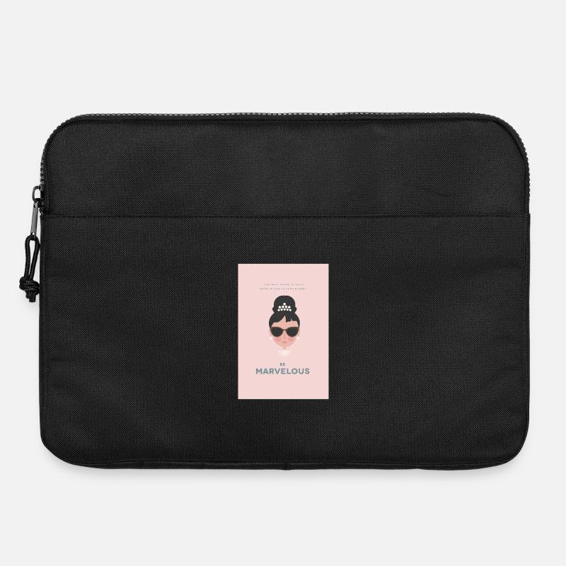 Audrey Hepburn - Laptoptasche 15" - Schwarz