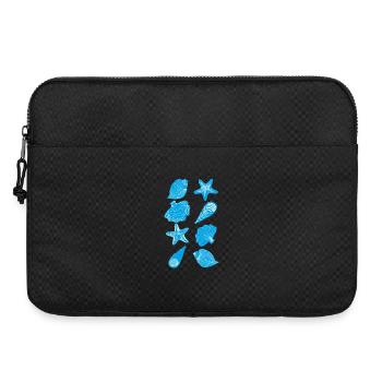 Muscheln und Seesterne - Laptoptasche 15" - Schwarz - Vorne