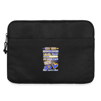 ICH BIN GAME OVER - jetzt hält SIE den Controller - Laptoptasche 15" - Schwarz - Vorne