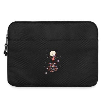 Moondream for Girls – Own the Moon - Laptop bag 15" - black - Front