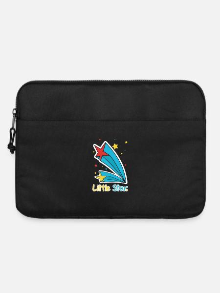 Kleine Sternschießende Kometen-Illustration - Laptoptasche 15" - Schwarz