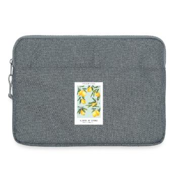 Citrons - Sacoche pour ordinateur portable 15 pouces - gris chiné - Devant