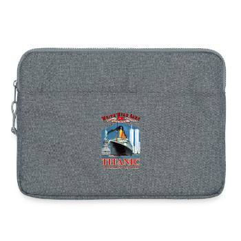 TITANIC SPIRIT Kreation Louis RUNEMBERG © Adagp - Laptoptasche 15" - Grau meliert - Vorne