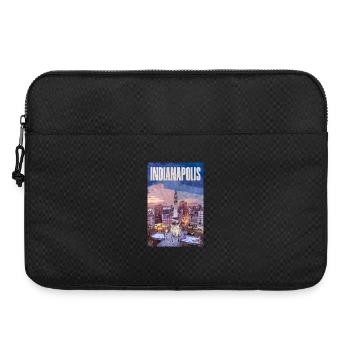 Indianapolis Skyline am Monument Circle - Laptoptasche 15" - Schwarz - Vorne