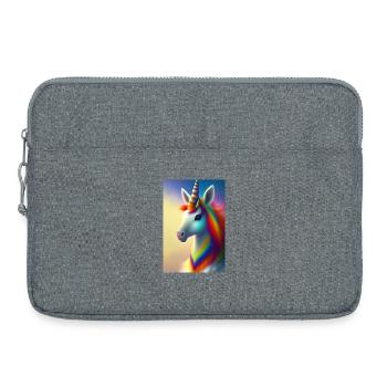Unicorn - Laptop bag 15" - heather grey - Front