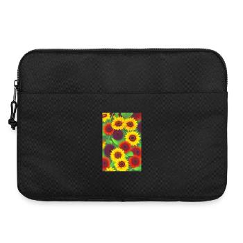 Sunflowers - Laptop bag 15" - black - Front
