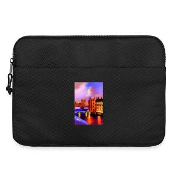 Bridges in London - Laptop bag 15" - black - Front