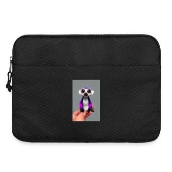 Singe lémurien - Sacoche pour ordinateur portable 15 pouces - noir - Devant