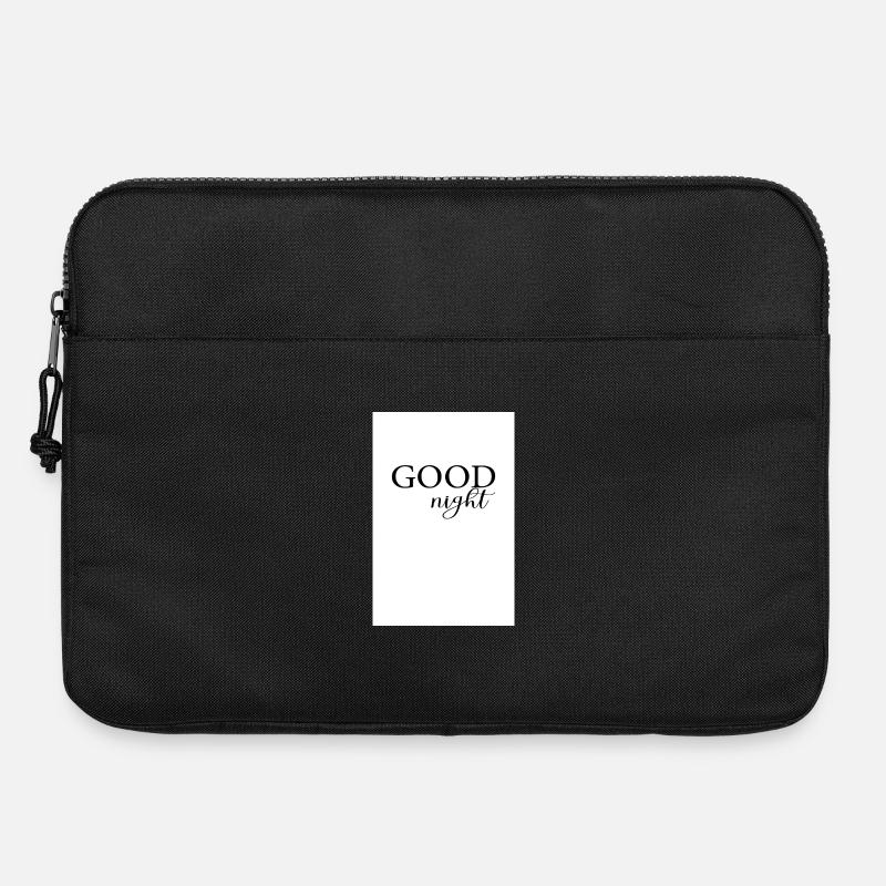 Good night Poster Design - Laptop bag 15" - black