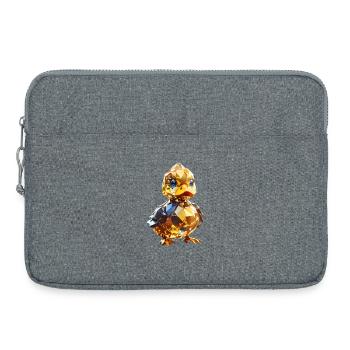 Canard de cristal - Sacoche pour ordinateur portable 15 pouces - gris chiné - Devant