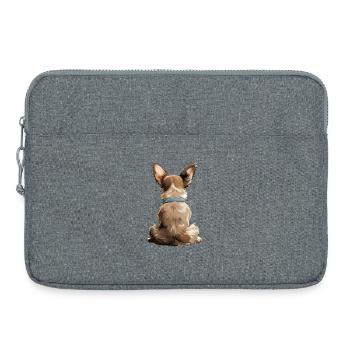 Chihuahua - Sacoche pour ordinateur portable 15 pouces - gris chiné - Devant