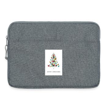 Tannenbaum modern  - Laptoptasche 15" - Grau meliert - Vorne