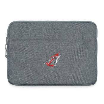 Voiture de course de formule | Illustration de course à grande vitesse - Sacoche pour ordinateur portable 15 pouces - gris chiné - Devant
