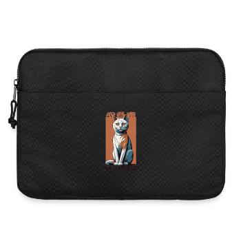 Amoureux des chats - Sacoche pour ordinateur portable 15 pouces - noir - Devant