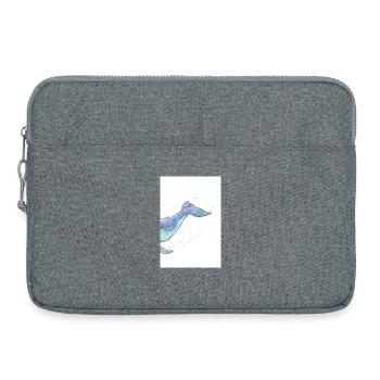 Humpback whale - Laptop bag 15" - heather grey - Front