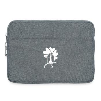 Sortez blanc - Sacoche pour ordinateur portable 15 pouces - gris chiné - Devant