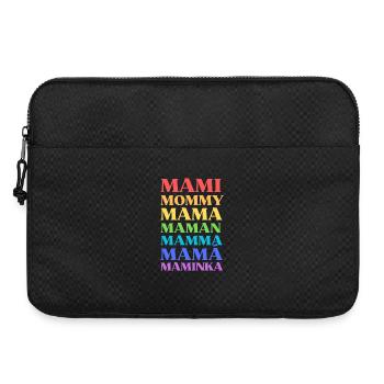 "Mami Mommy Mama Maman Mamma Mamá Maminka" - Laptoptasche 15" - Schwarz - Vorne