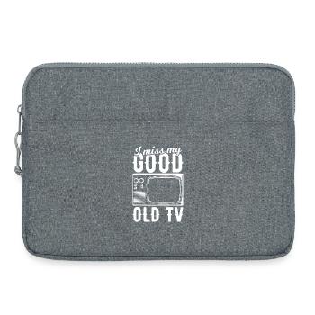 I miss my old TV - Laptop bag 15" - heather grey - Front