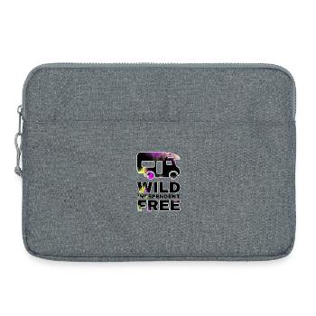 Camper Freiheit - Laptoptasche 15" - Grau meliert - Vorne