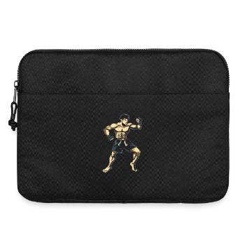 Kickboxer Pixel Graphics - Laptop bag 15" - black - Front