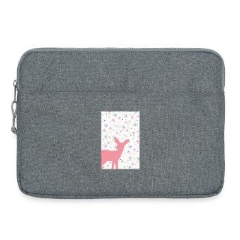 Poster Fawn - Laptop bag 15" - heather grey - Front