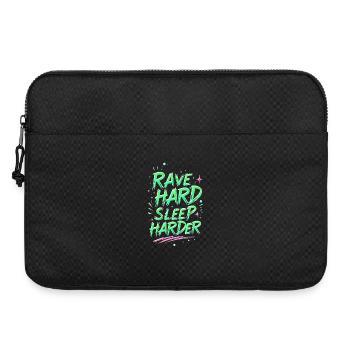 Motivational Lighting Rave Neon - Laptop bag 15" - black - Front