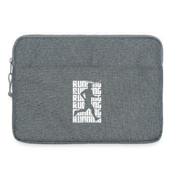 Fun running - Laptop bag 15" - heather grey - Front