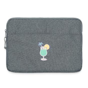 Sippin’ in Paradise - Laptoptasche 15" - Grau meliert - Vorne